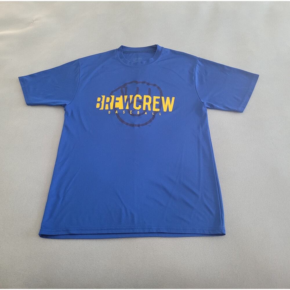 MLB/MILWAUKEE BREWERS Augusta Sportswear Brew Crew T-Shirt/Jersey-Adult Med